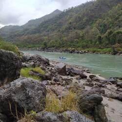 Ganges - direkt vor der Nase