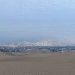 The dunes, the city of Ica, and the Andes!