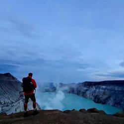Kratersee des Mount Ijen