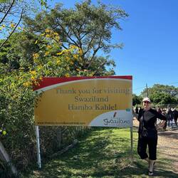 A fine way to mark the end of my visit to Swaziland