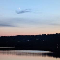 ...bis auf einen schönen Himmel, war nichts zu sehen