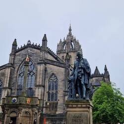 Adam Smith Monument, St. Giles Cathedra & Mercat Cross