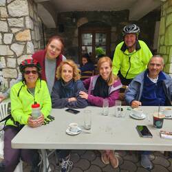 Nancy is to my left, and her twin Helen is next to Nancy.