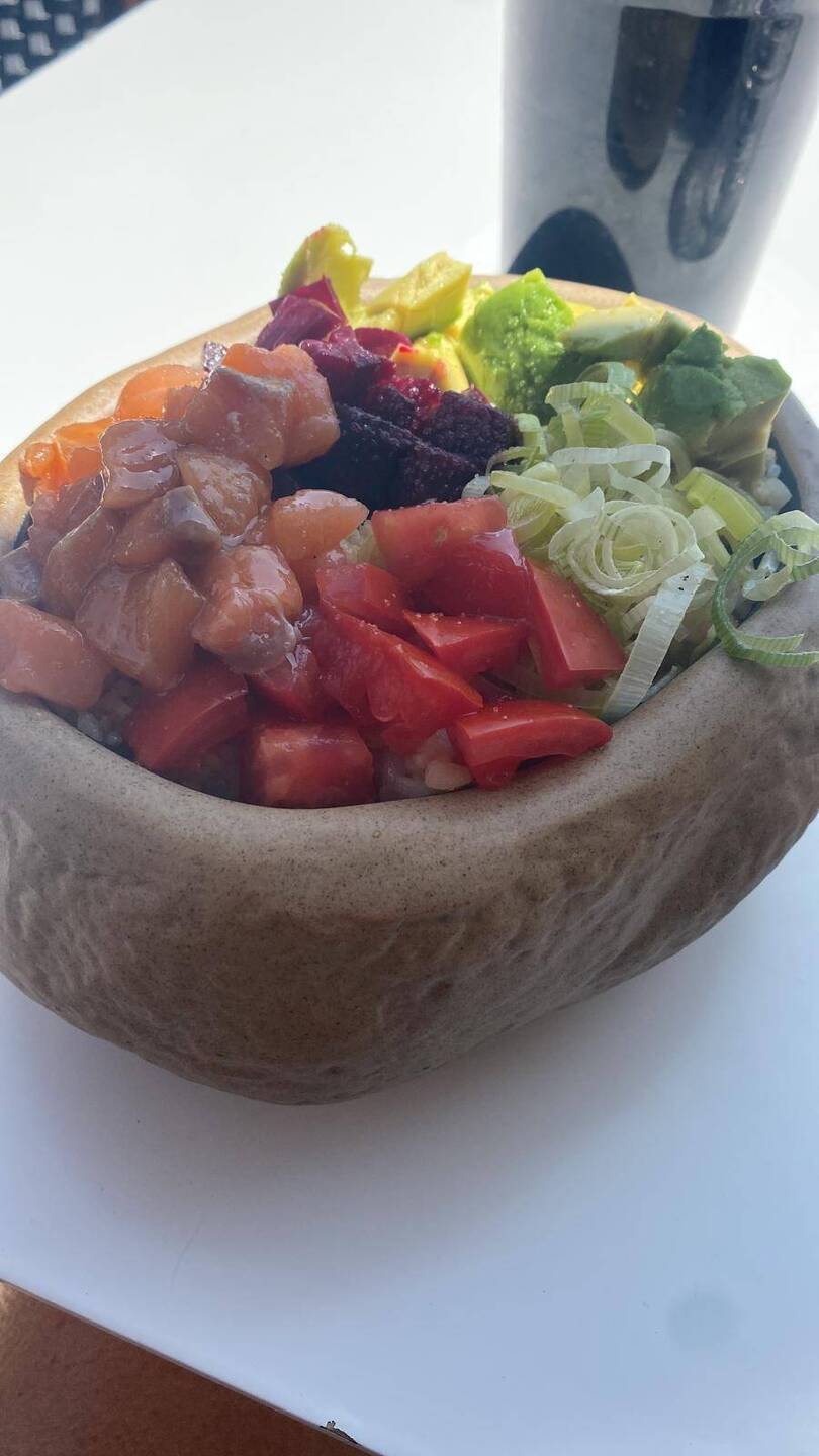 Poke Bowl with Fresh Vegetables!