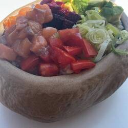 Poke Bowl with Fresh Vegetables!