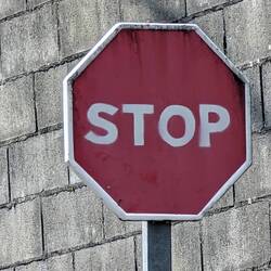 Universal stop sign!