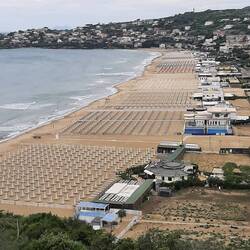 Serapo Beach where we anchored