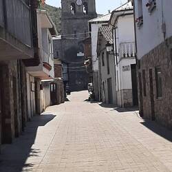 Church almost next door to Albergue