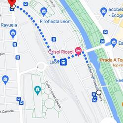 Directions to shoe store in Leon