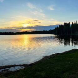 Sonnenuntergang am Stellpltz