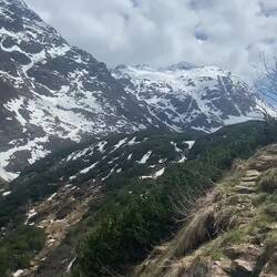 The view near where we topped out