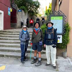 Setting off in the cool morning