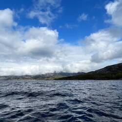 Dienstag abend, der Blick entschädigt für das Angelpech