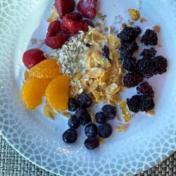 Flingor och mjölk de luxe