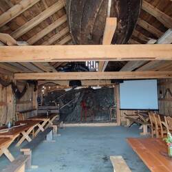 Partyhütte für die Mega Norwegian Fisherman Coast Party 😄