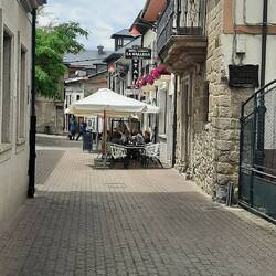 First glimpse of albergue where I'm staying