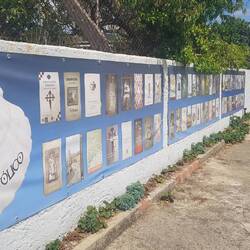 Das sind alles Pilgerausweise die in der heutigen Herberge schon vorgelegt wurden!