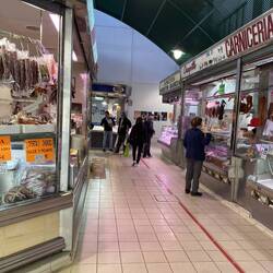 Meat market...the Spanish love meat:  beef, pork, chicken, sausage, dried, cured, roasted and raw.