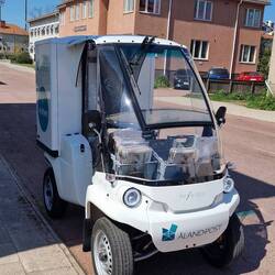 Briefträger-Mobil, voll lässig!