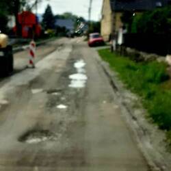 die Straßen sind nicht immer die besten