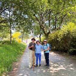 Greeting them as they arrived