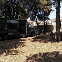 Neuer Stellplatz im Camp Diana