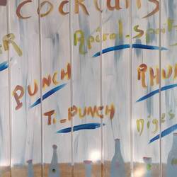 Getränkekarte in der Auberge du Mesnil