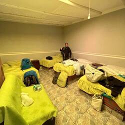 Unser frostiges Schlafzimmer