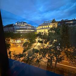 Utsikt från hotellfönstret