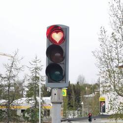 Ampel in Akureyri
