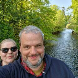 Sonnenschein am Morgen und ein Spaziergang in guter Gesellschaft, was will man mehr