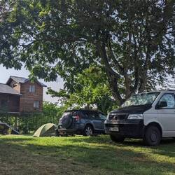 Hurricane-Haus des Campingplatz-Besitzers