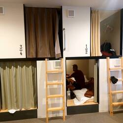 Wären nur alle Hostels so gemütlich und mit so viel Privatsphäre 😁