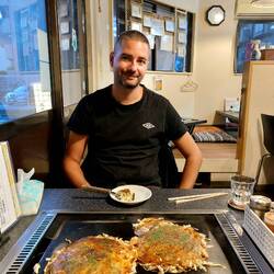 Okonmiyaki, japanische Pizza 👌🤤