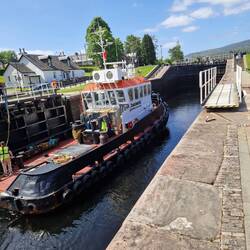 Das Schleusensystem in Fort Augustus