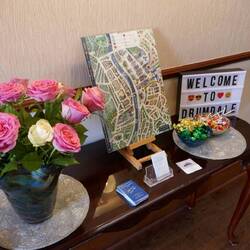 Ein fröhlicher Empfang im Drumdale B&B in Inverness