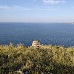 Cape Campanella. Capri in background.