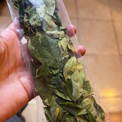 Suey from London gifted me coca leafs for a tea