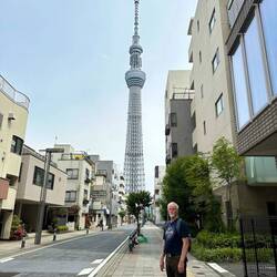 Morning walk to skytree