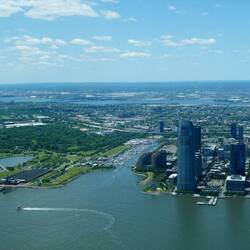 Blick auf unseren Campingplatz