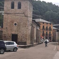 Church just before the albergue
