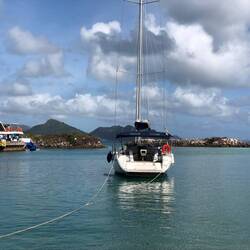 Im Hafen von La Passe auf La Digue