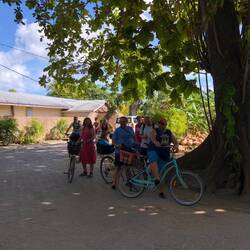 Mit dem Fahrrad auf Strandtour