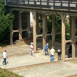 Locals playing Bolle