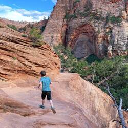 Leo was in his element , I could hardly keep up!