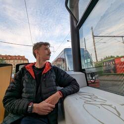 Quick tram ride to the bridge