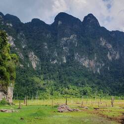 Unten links ein Mensch zum Größenvergleich