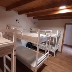 My bed for the night- lower bunk next to the door