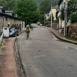 Leaving in the morning- some other pilgrims in front