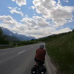 Nearing Scuol, and some of the best road riding ive ever done!